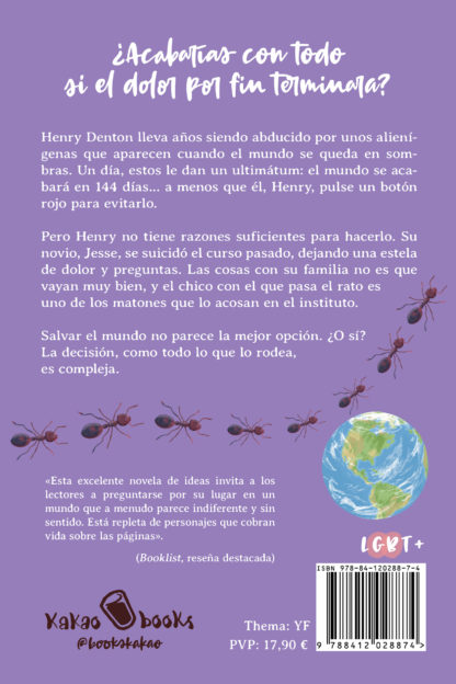 Somos las hormigas - Contraportada