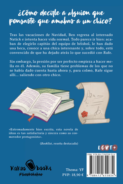 Contracubierta de Sinceramente Ben