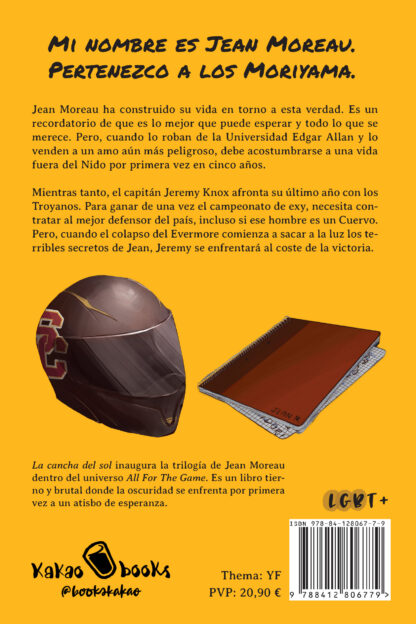 Contracubierta de La cancha del sol (All For The Game 4), de Nora Sakavic